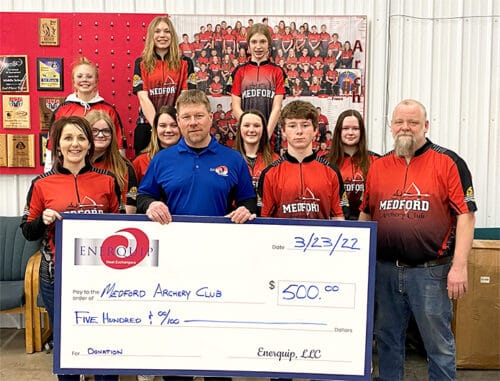 Enerquip Supports Medford Archery Club