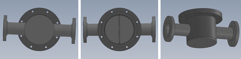 Fabricated Channel with True Radial Connections