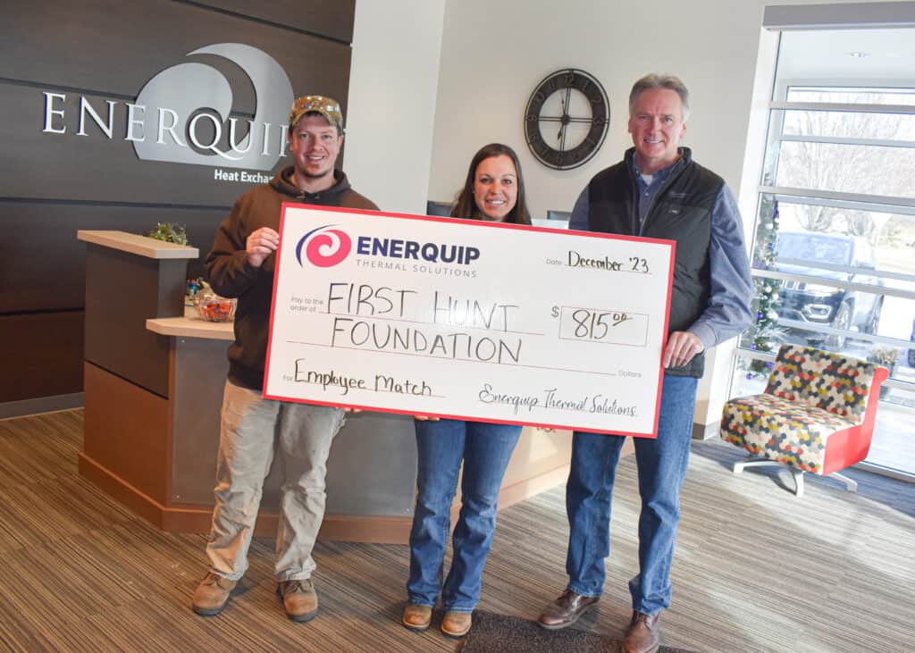 Enerquip’s Employee Match Supports First Hunt Foundation