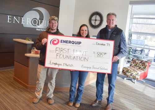 Enerquip Donates $815 to First Hunt Foundation