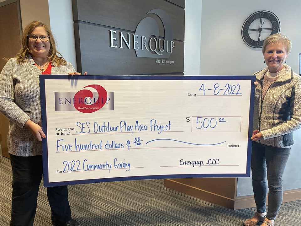 Enerquip Donates $500 to SES Inclusive Playground