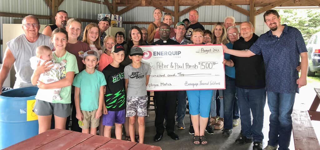 Enerquip’s Employee Match Supports Ss. Peter & Paul Parish