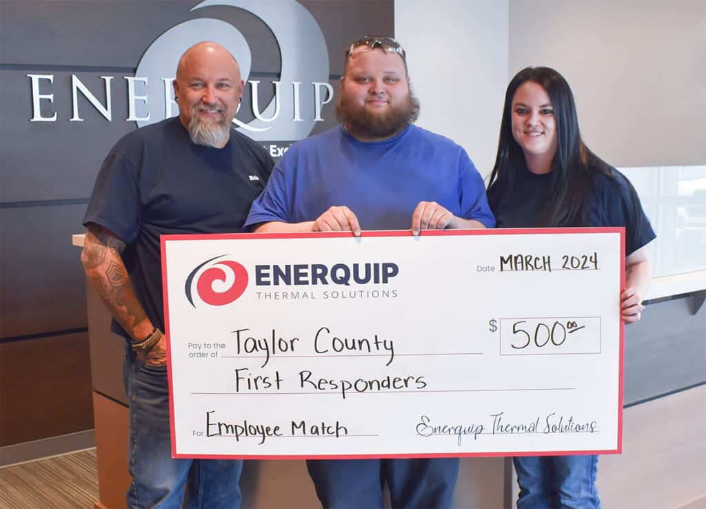 Enerquip Supports Taylor County First Responders