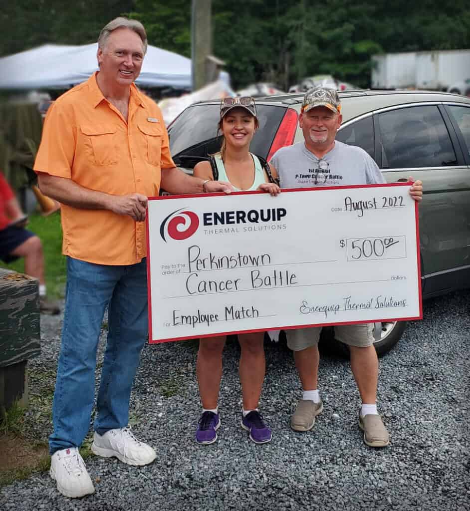 Enerquip’s Employee Match Supports Local Cancer Patients Enerquip’s Employee Match Supports Local Cancer Patients